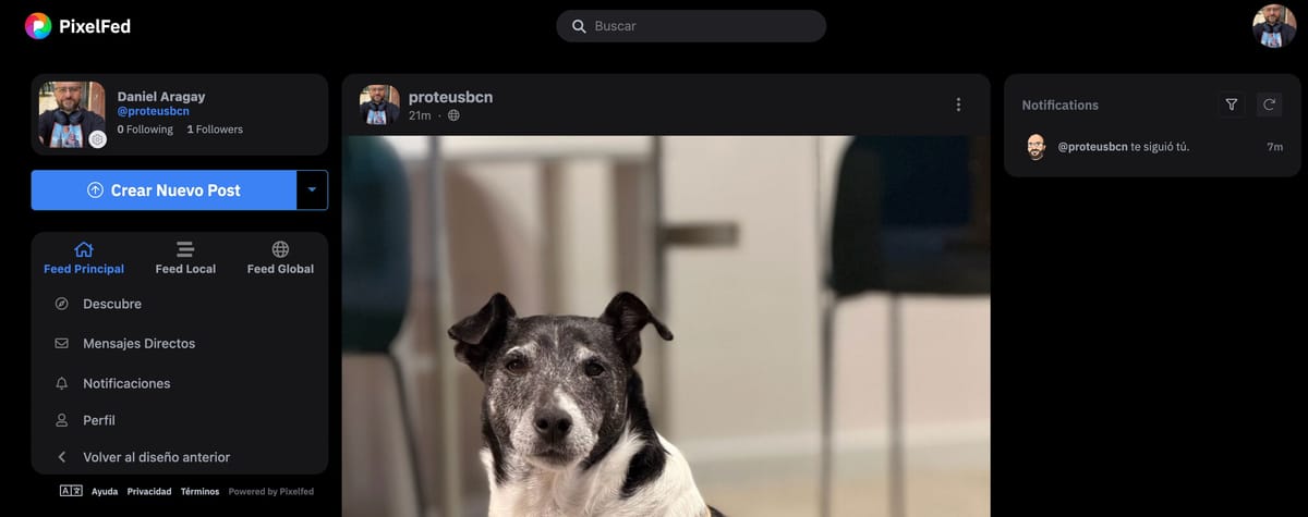 Mi propio Pixelfed ya está en marcha