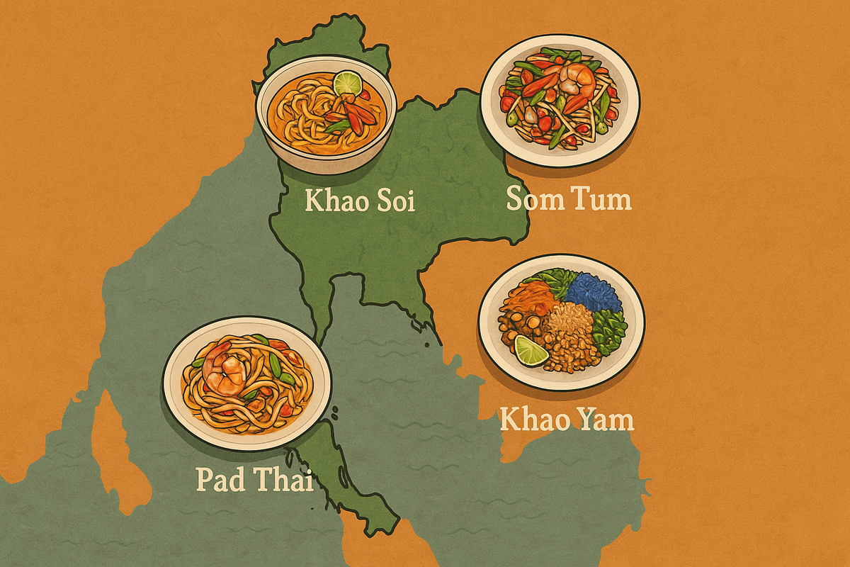 Diversidad gastronómica de Tailandia: mucho más que curry y  Pad Thai